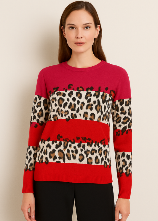 CAMISOLA DE MALHA COM ANIMAL PRINT - GERRY WEBER
