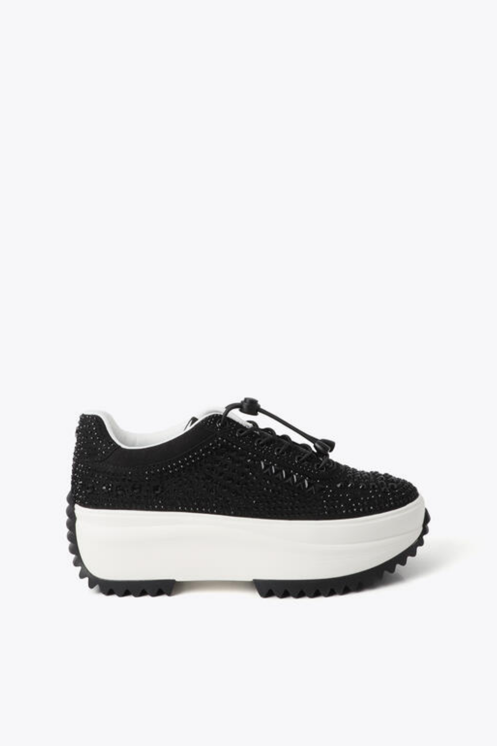 TÉNIS DE PLATAFORMA COM STRASS BRILHO - LOLA CASADEMUNT