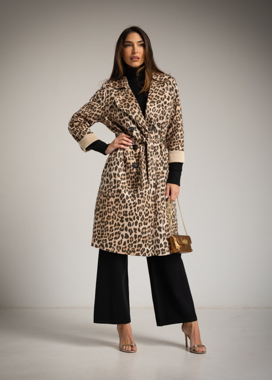 GABARDINE ELEGANTE ANIMAL PRINT - ALBANOS