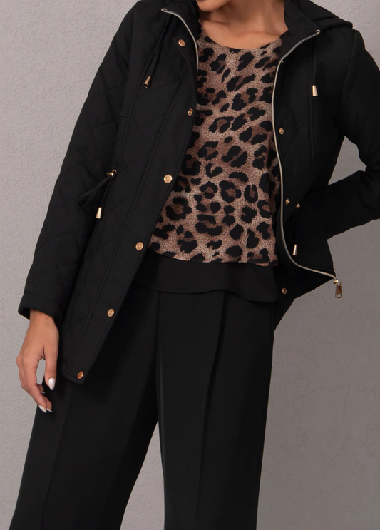 PARKA ACOLCHOADA PRETA - FERRACHE