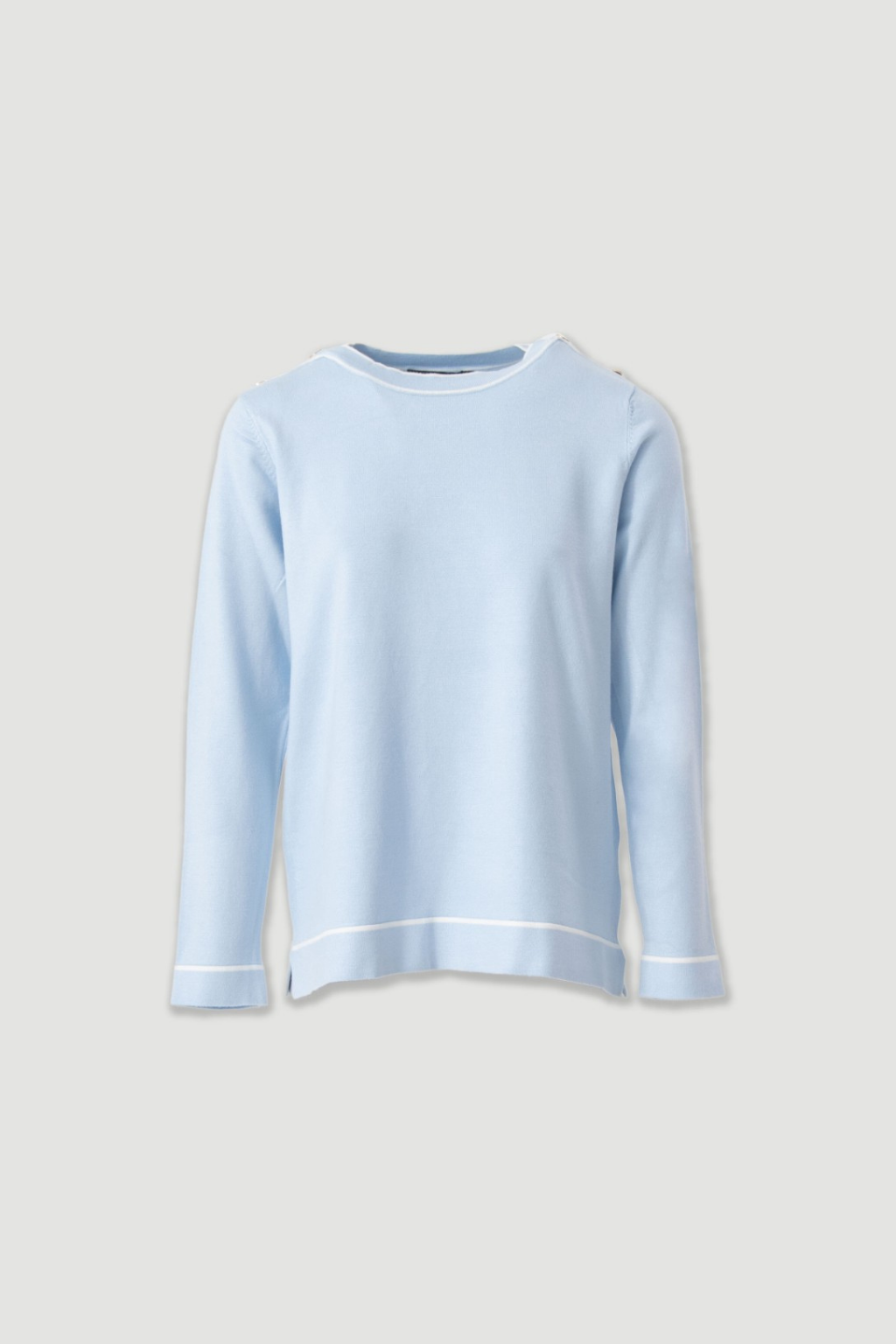 CAMISOLA DE MALHA SUAVE COM DEBROADO BRANCO - FERRACHE