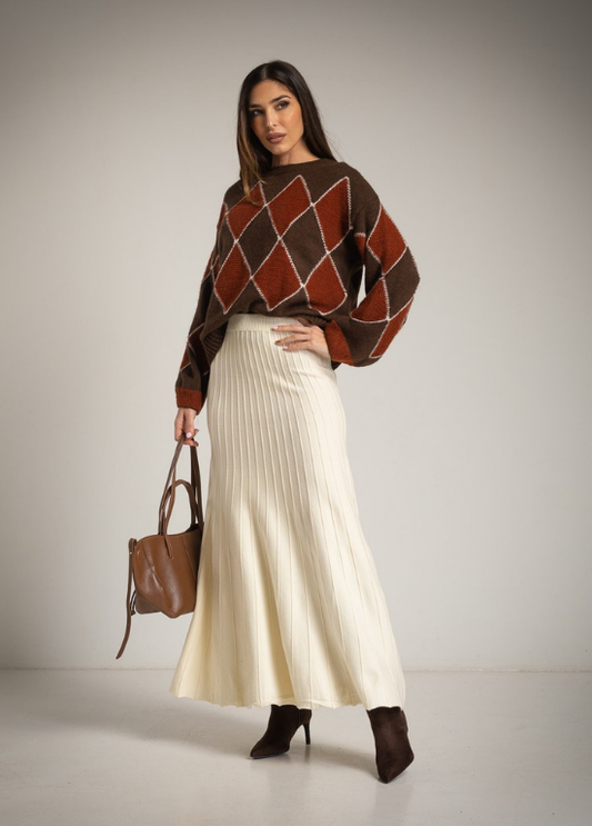 SAIA MAXI PLISSADA - ALIBY