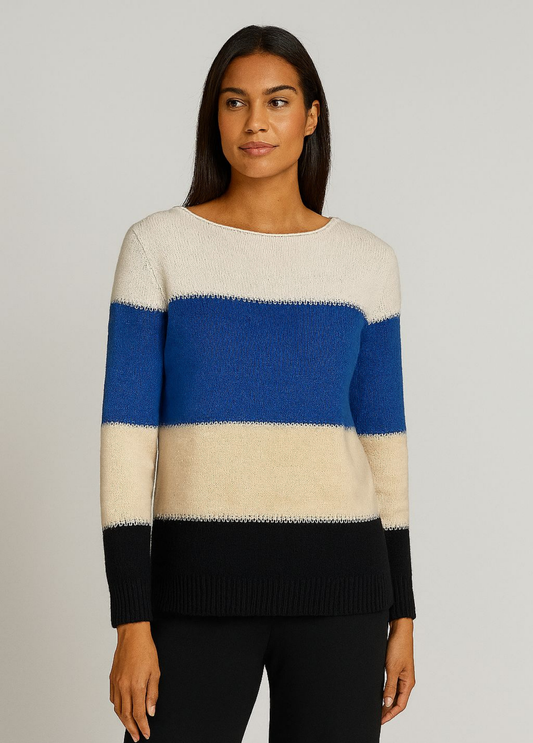 CAMISOLA TRICOLOR EM MALHA - BARBARA LEBEK