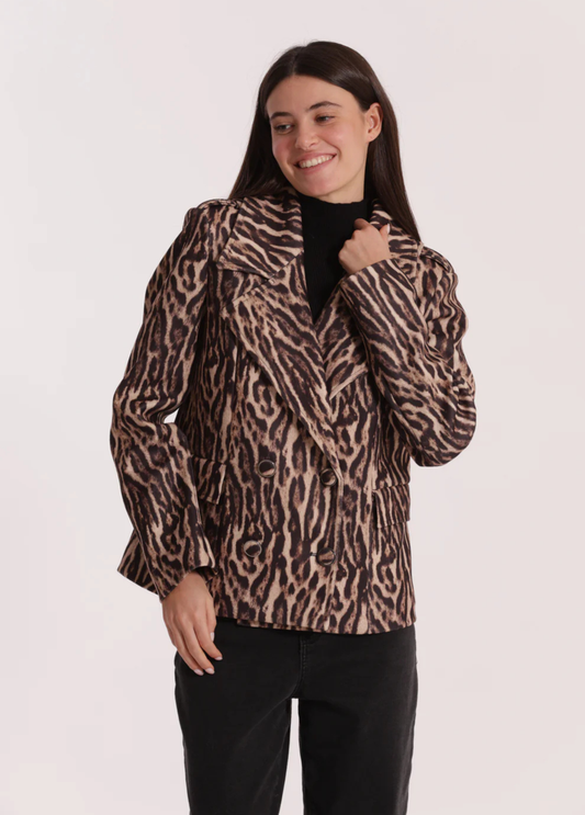 BLAZER ANIMAL PRINT - MIMI MUA