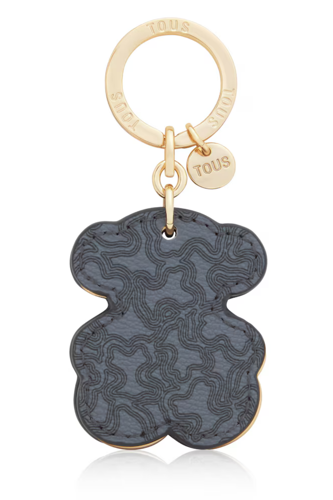 PORTA-CHAVES TRIPLE BEAR EM PRETO - TOUS