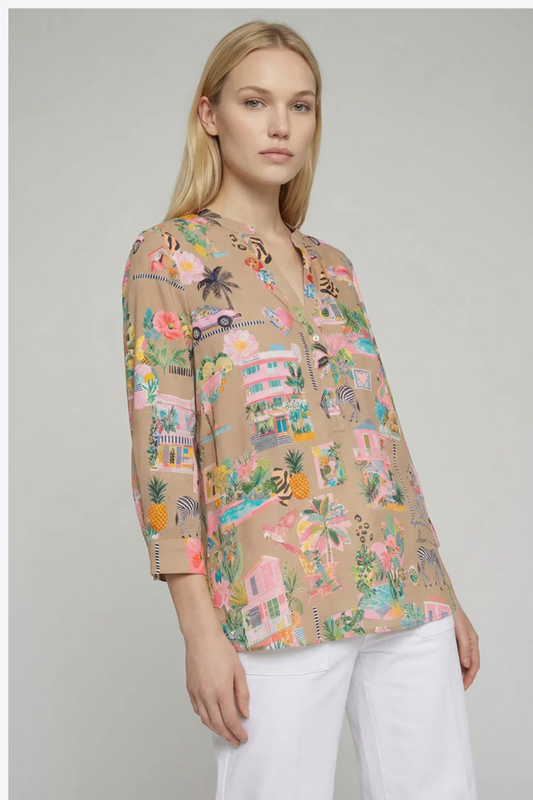 CAMISA ESTAMPADO " CALIFÓRNIA" - VILAGALLO