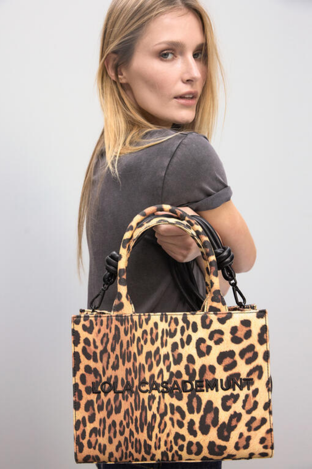 MALA TOTE ANIMAL PRINT - LOLA CASADEMUNT