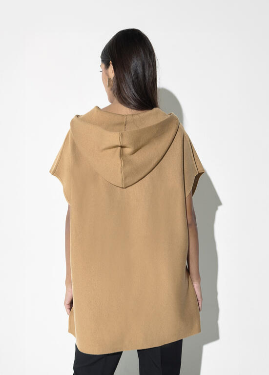 CAPA DE MALHA CAMEL LC - LOLA CASADEMUNT