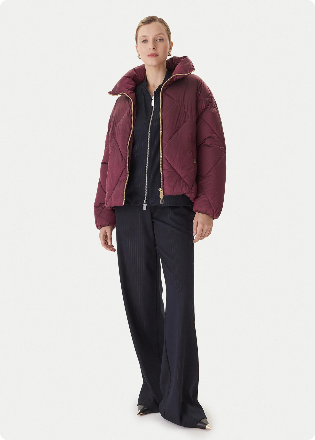 PARKA ACOLCHOADA BORDEAUX - LOLA CASADEMUNT BY MAITE