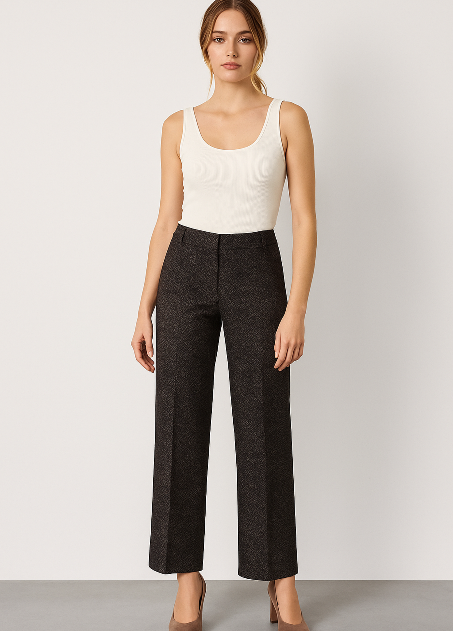 CALÇAS PADRÃO CHEVRON DISCRETO - ANNA MONTANA