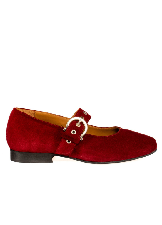 SAPATOS RASOS DE CAMURÇA RETRO - TAPADAS