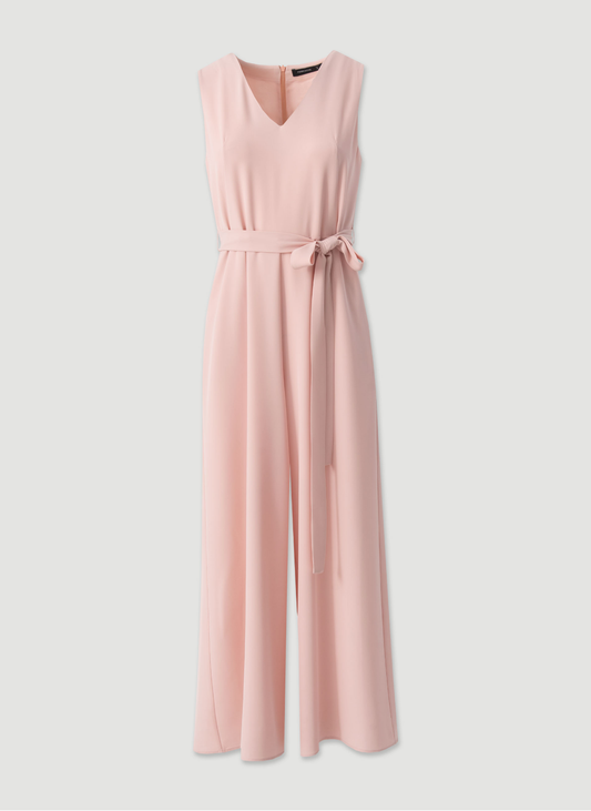 MACACÃO ROSA SUAVE, ELEGANTE DE CORTE FLUIDO - FERRACHE
