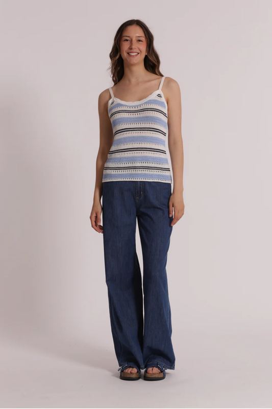 JEANS PALAZZO EM GANGA TENCEL COM ELÁSTICO - MIMI MUA