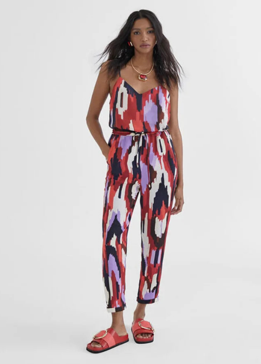 CALÇA JOGGER COM ESTAMPADO MULTICOLOR - LOLA CASADEMUNT