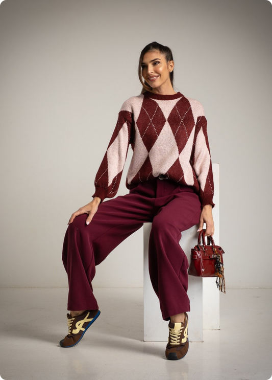 CAMISOLA BICOLOR DE LONSÂNGULOS - ALIBY