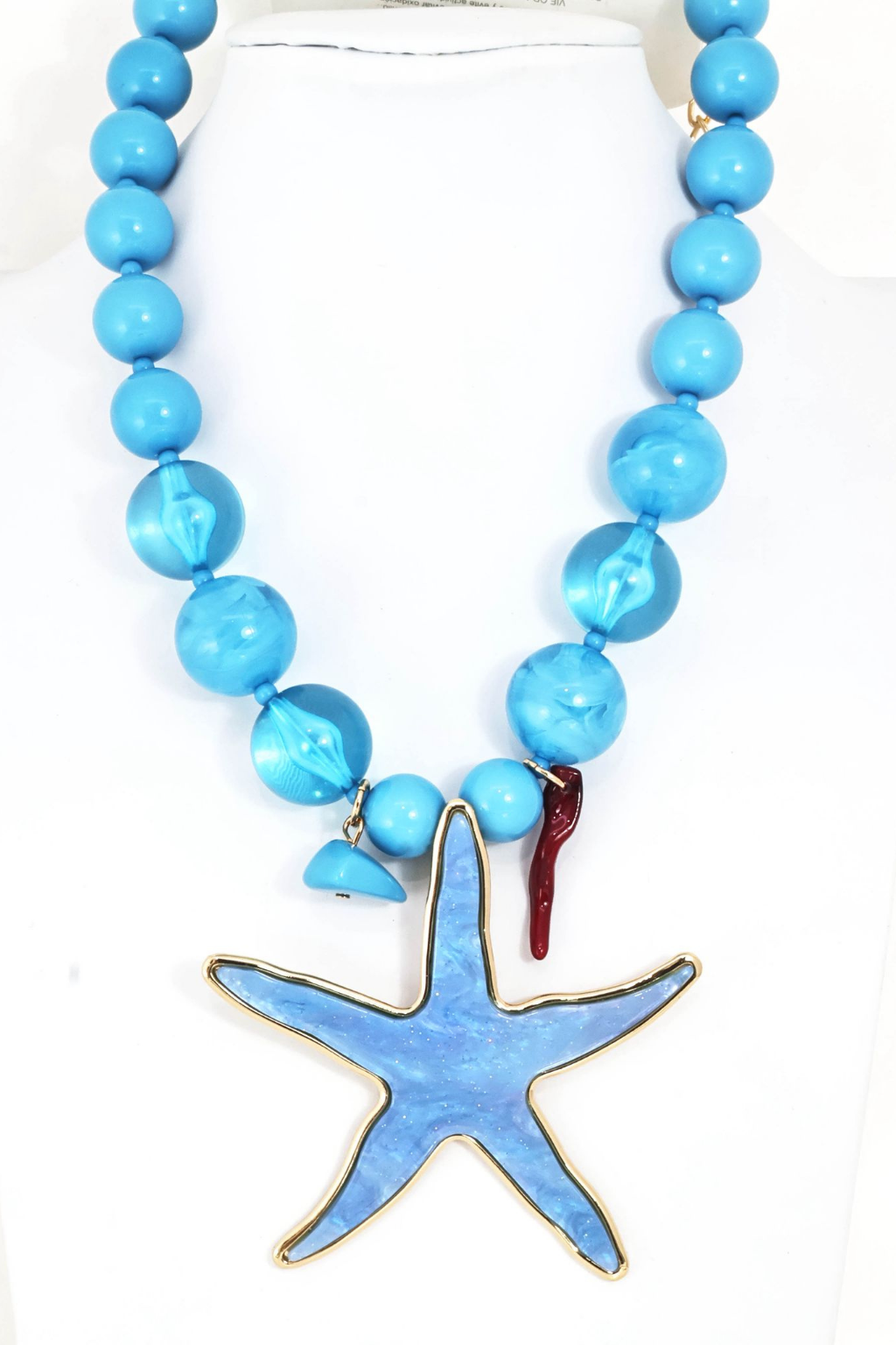 COLAR MISSANGAS E PENDENTE ESTRELA DO MAR - ALIBY