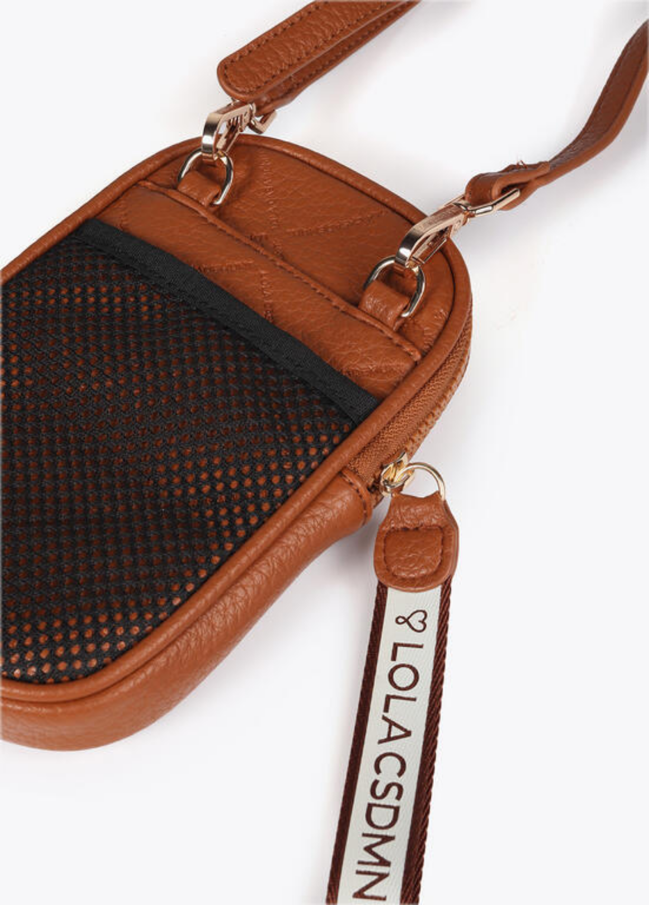BOLSA DE TELEMÓVEL ACOLCHOADA TIRACOLO E COM ALÇA DE PULSO - LOLA CASADEMUNT