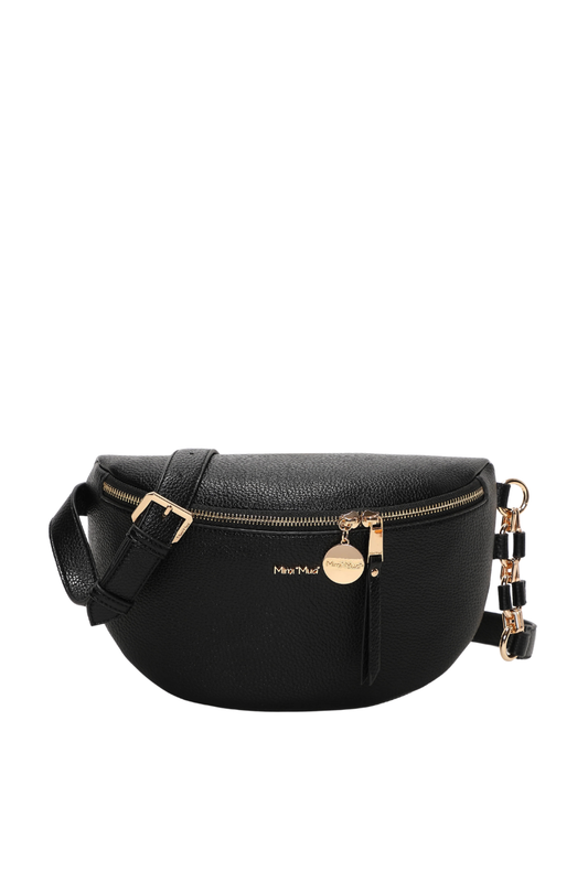 BOLSA CINTURA/TIRACOLO COM CORRENTE NA ALÇA - MIMI MUA