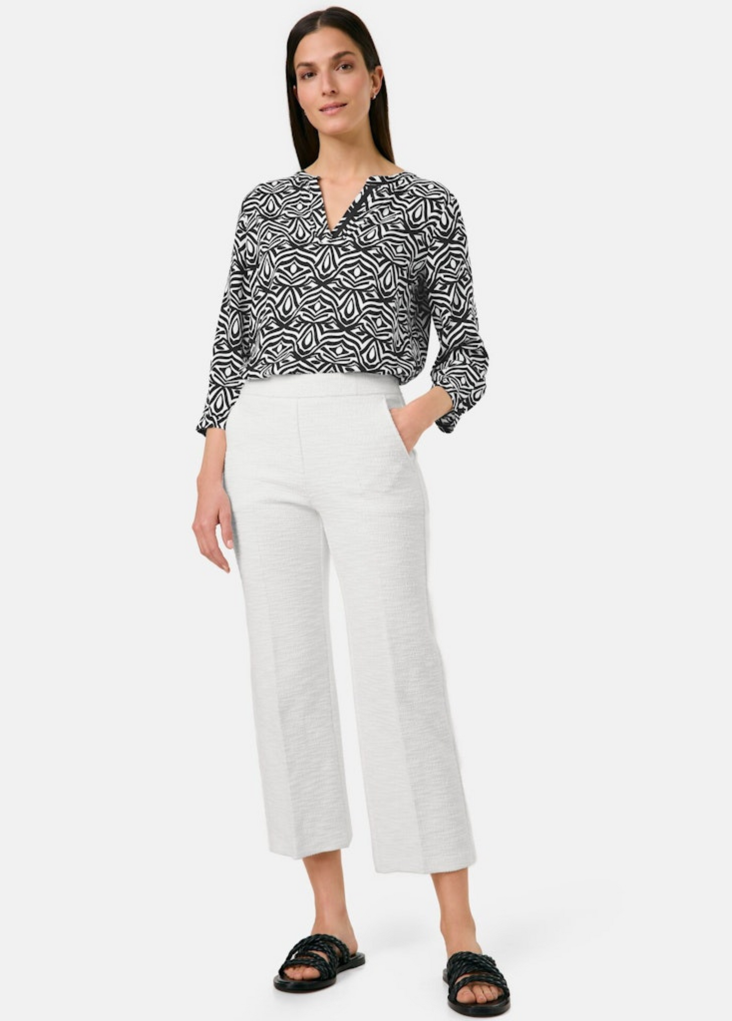 CALÇAS FRESCAS EM ALGODÃO - GERRY WEBER