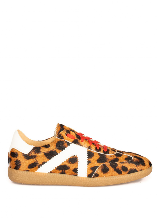 TÉNIS LEOPARDO COM PELE