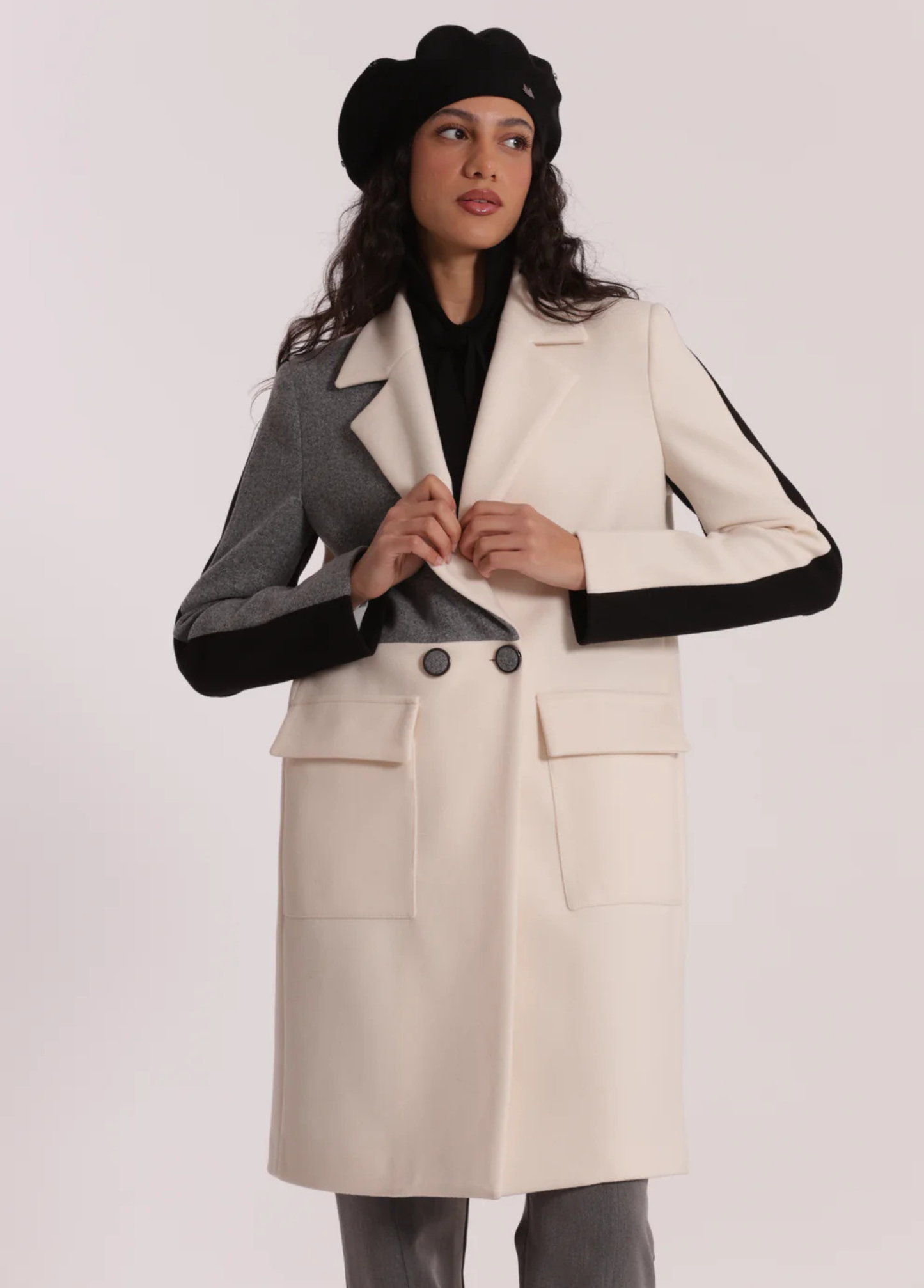 SOBRETUDO TRICOLOR - MIMI MUA