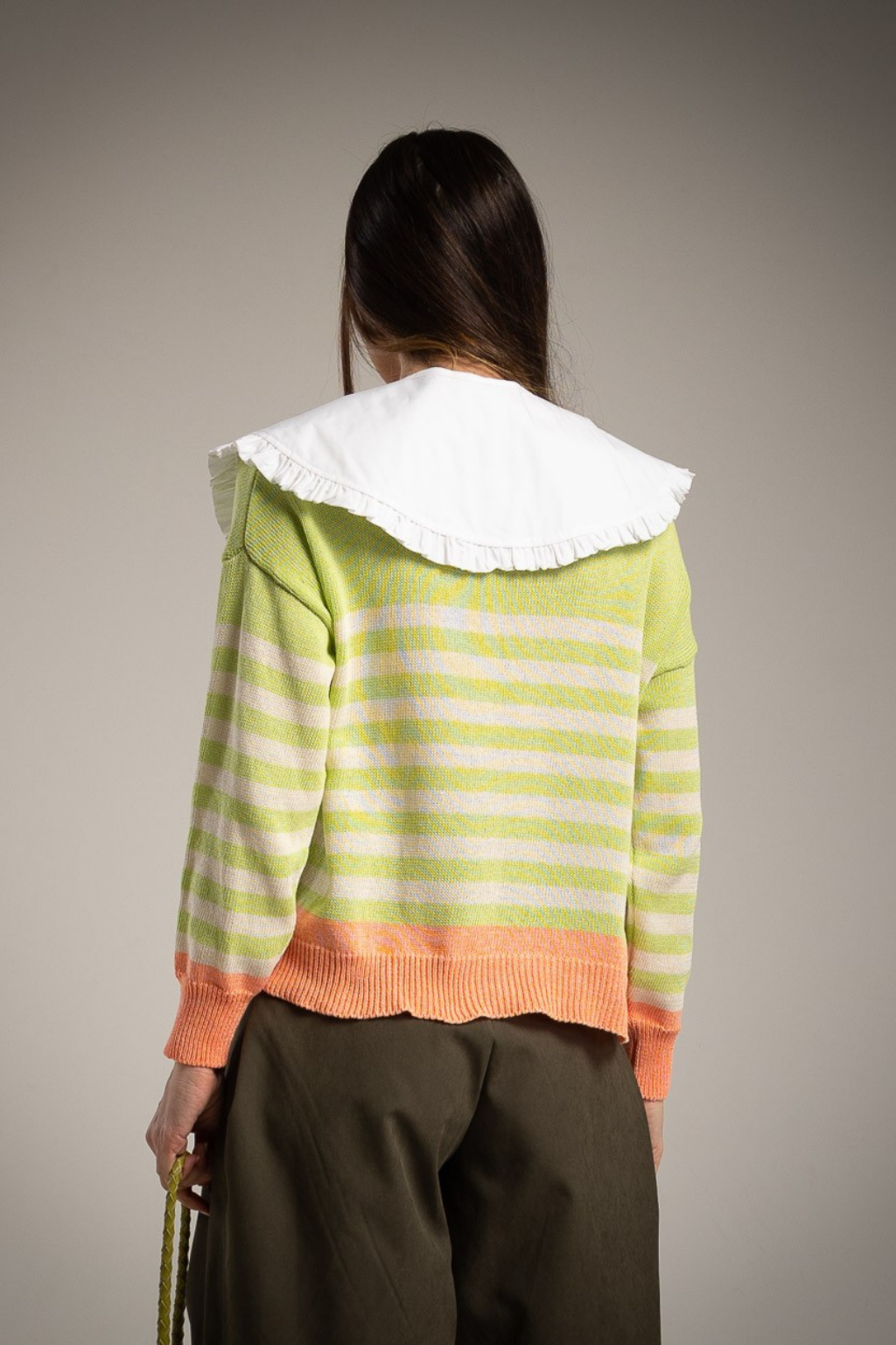 CAMISOLA DE MALHA ÀS RISCAS - ALBANO'S