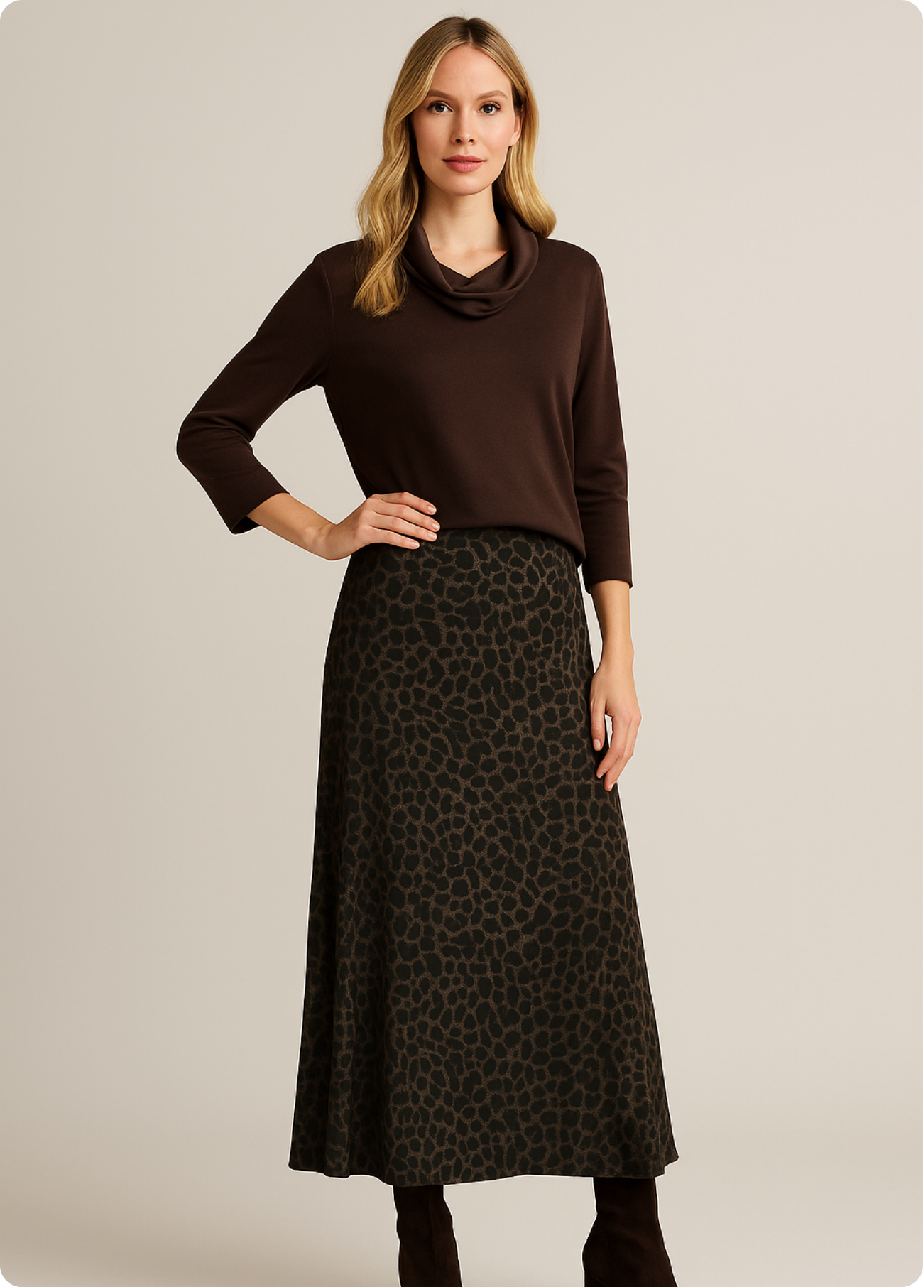 SAIA DE TULE ANIMAL PRINT - ADET