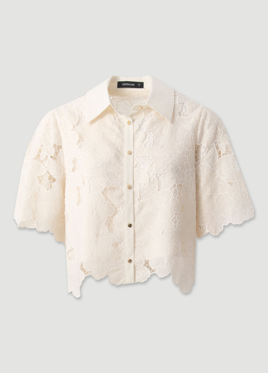 BLUSA RENDA PÉROLA - FERRACHE