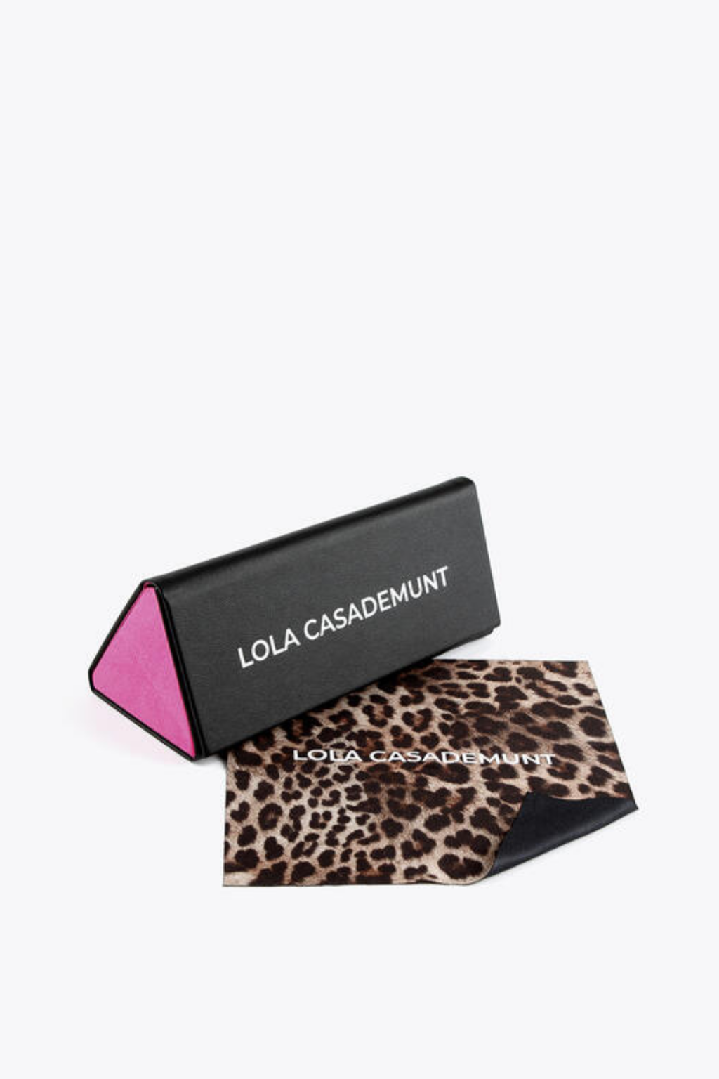 ÓCULOS DE SOL REDONDOS COM LOGOTIPO DE LEOPARDO - LOLA CASADEMUNT