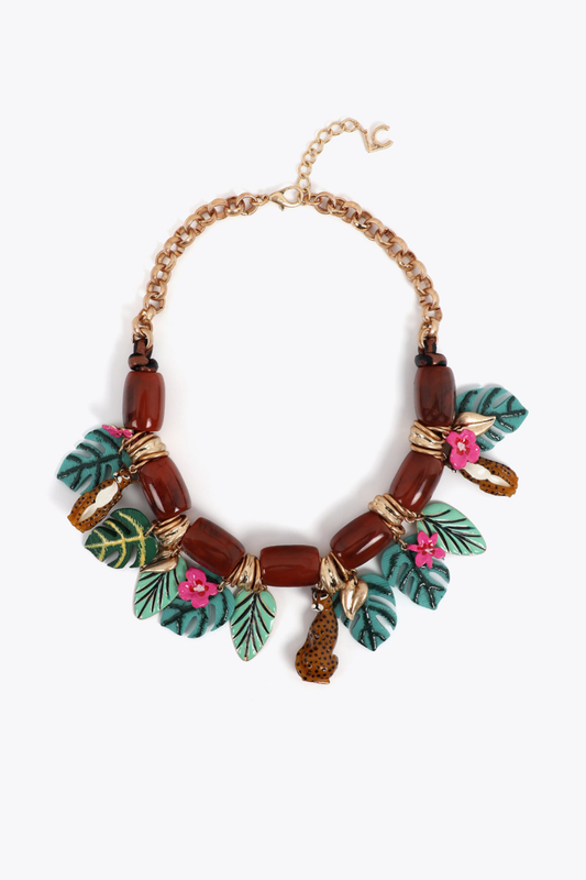 COLAR CURTO COM CHARMES TROPICAIS - LOLA CASADEMUNT