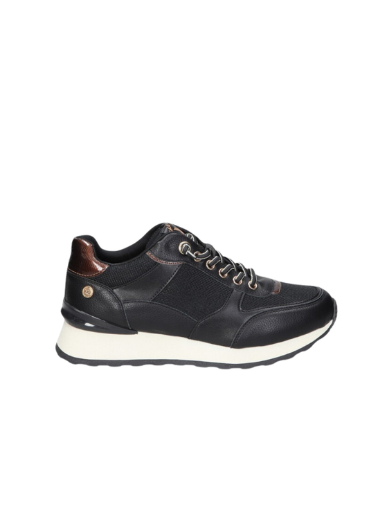 TÉNIS PRETOS COM DETALHES EM BRONZE - XTI SHOES