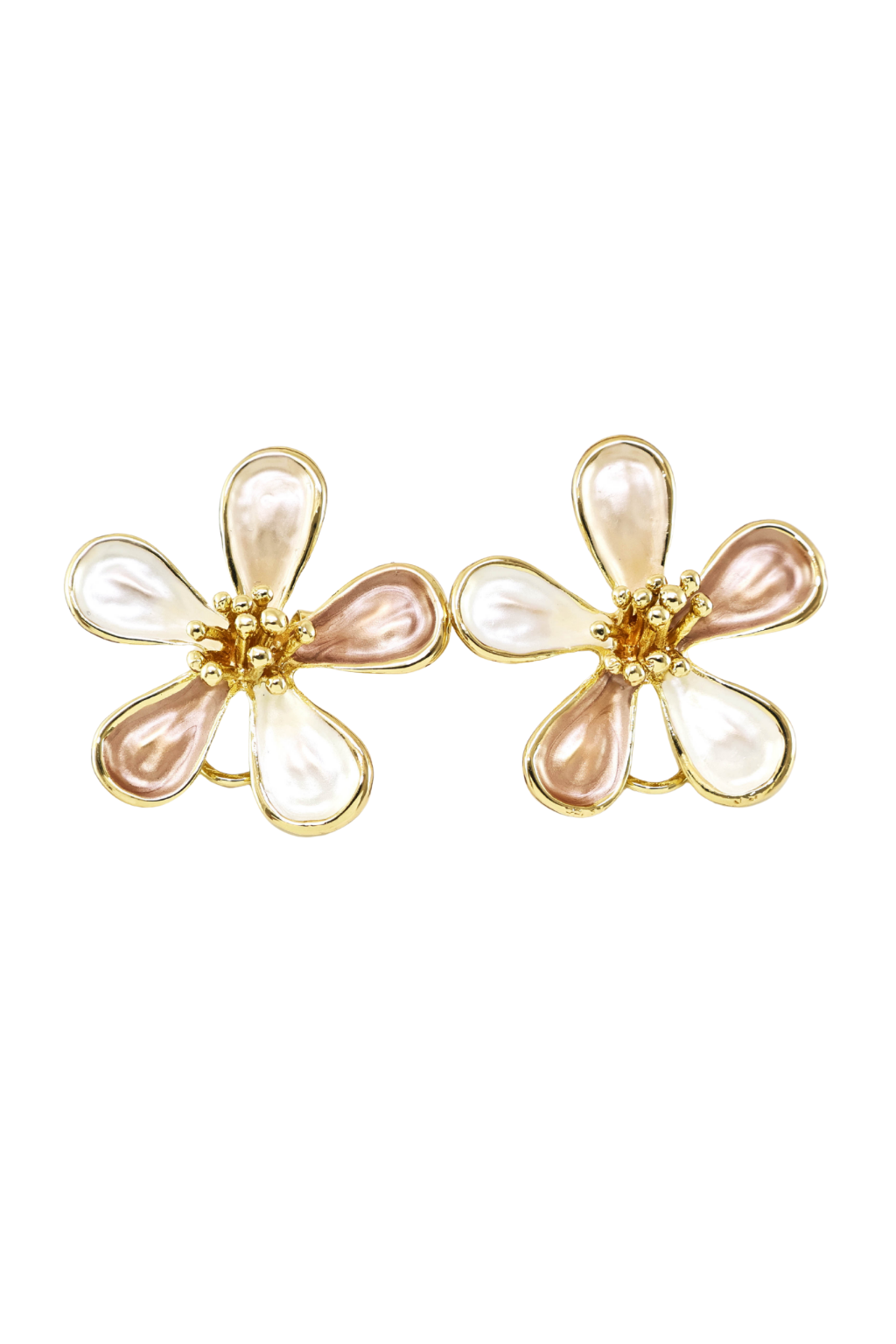 BRINCOS EM FORMA DE FLOR - ALIBY