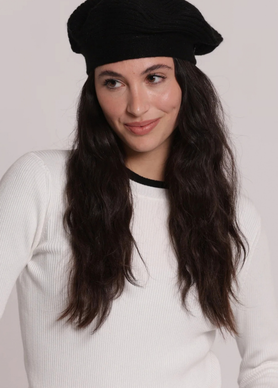 BOINA DE MALHA CANELADA - MIMI-MUA