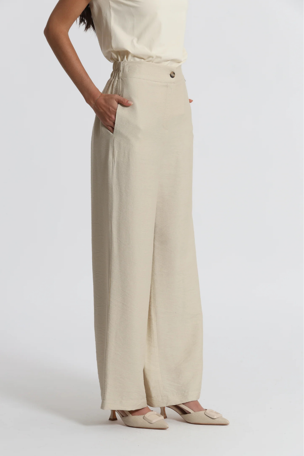 CALÇAS WIDE LEG - MIMI MUA