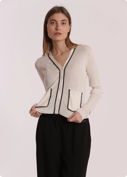 CARDIGAN COM CORRENTE - MIMI MUA