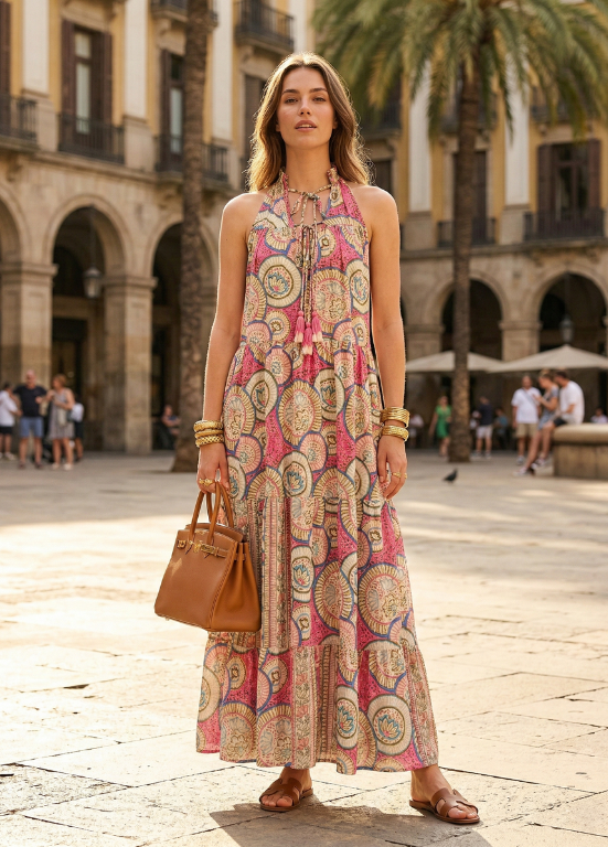 VESTIDO LEVE EM SEDA FRIA - ALIBY