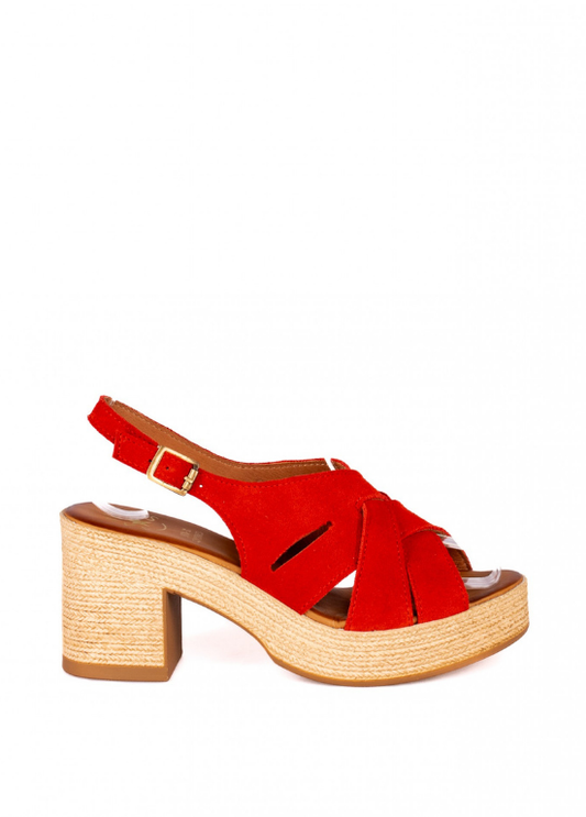 SANDALIAS COM PLATAFORMA VIBRANTES - TAPADAS