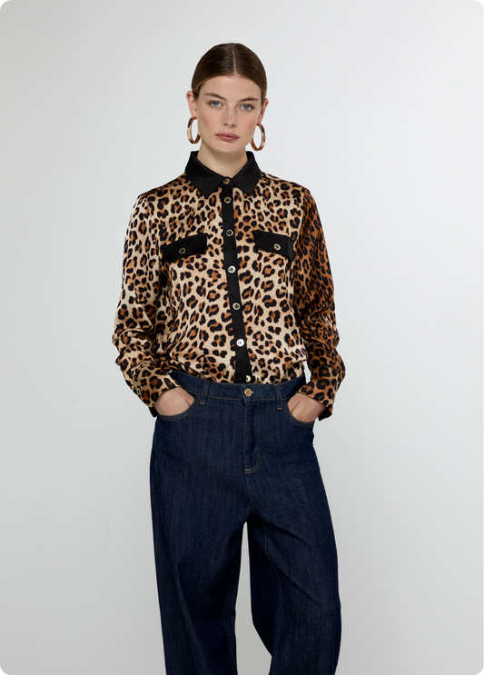 CAMISA ANIMAL PRINT - LOLA CASADEMUNT
