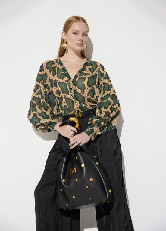 SHOPPER EM ECOPELE COM TACHAS DOURADAS MAITE - LOLA CASADEMUNT