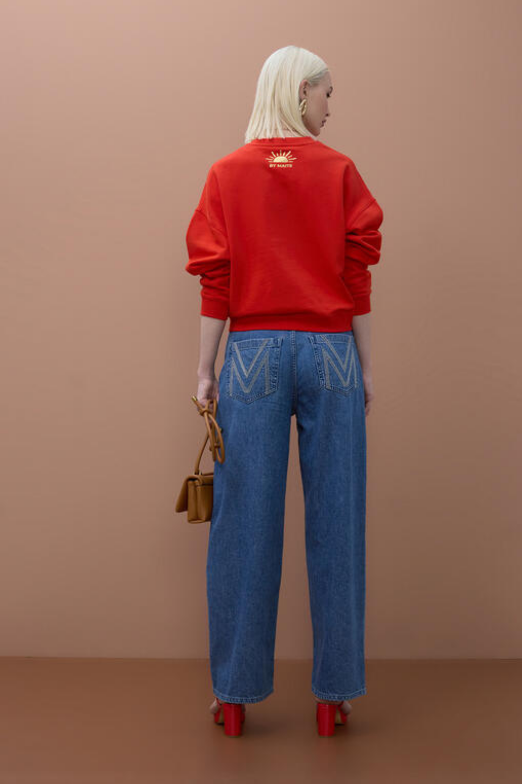 SWEATSHIRT VERMELHA GOOD DAY - LOLA CASADEMUNT