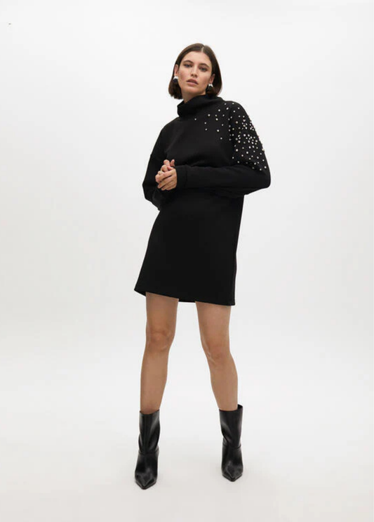 VESTIDO DETALHE EM PEDRARIA - LOLA CASADEMUNT