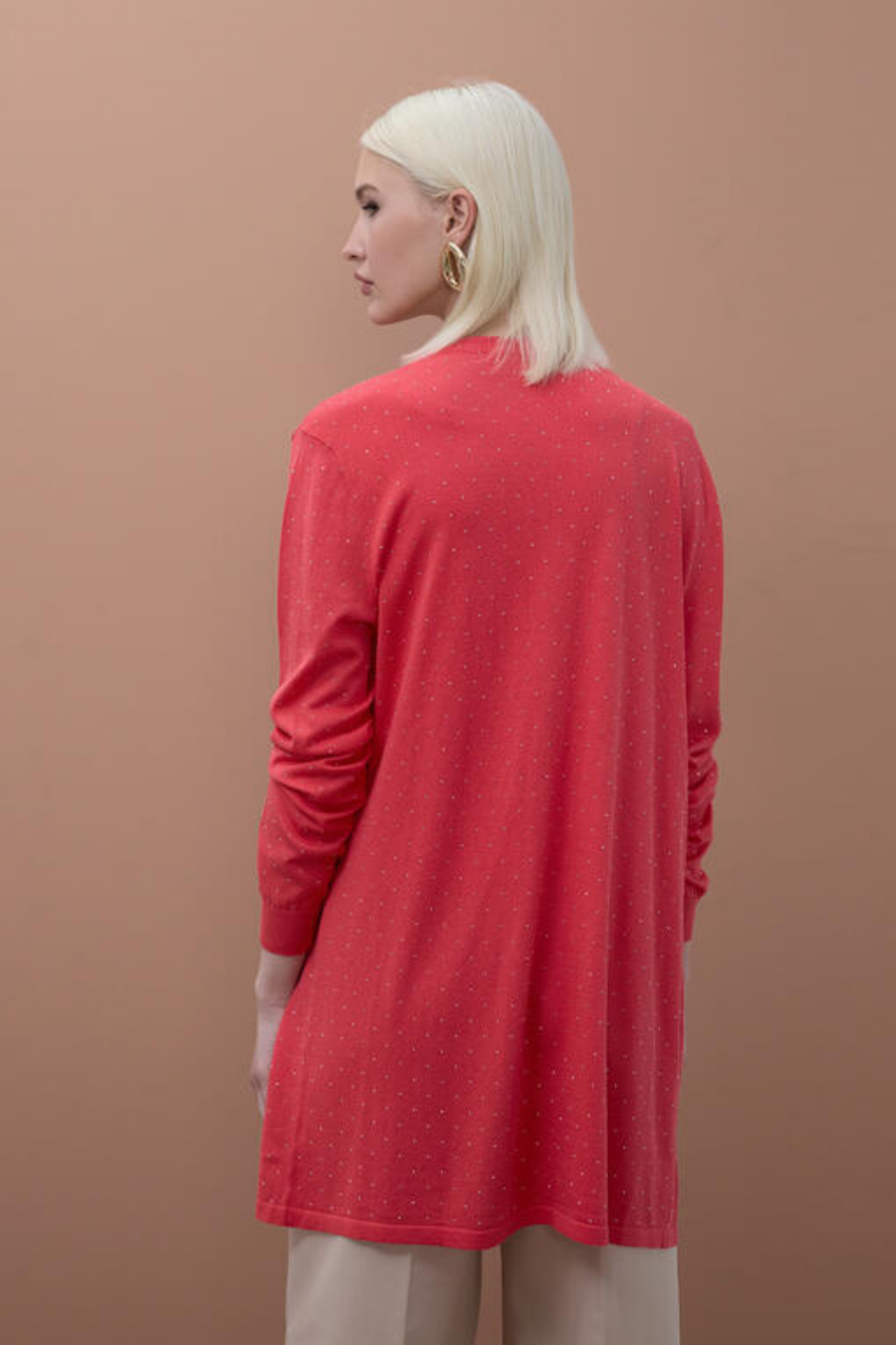 CARDIGAN LONGO COM STRASS - LOLA CASADEMUNT BY MAITE