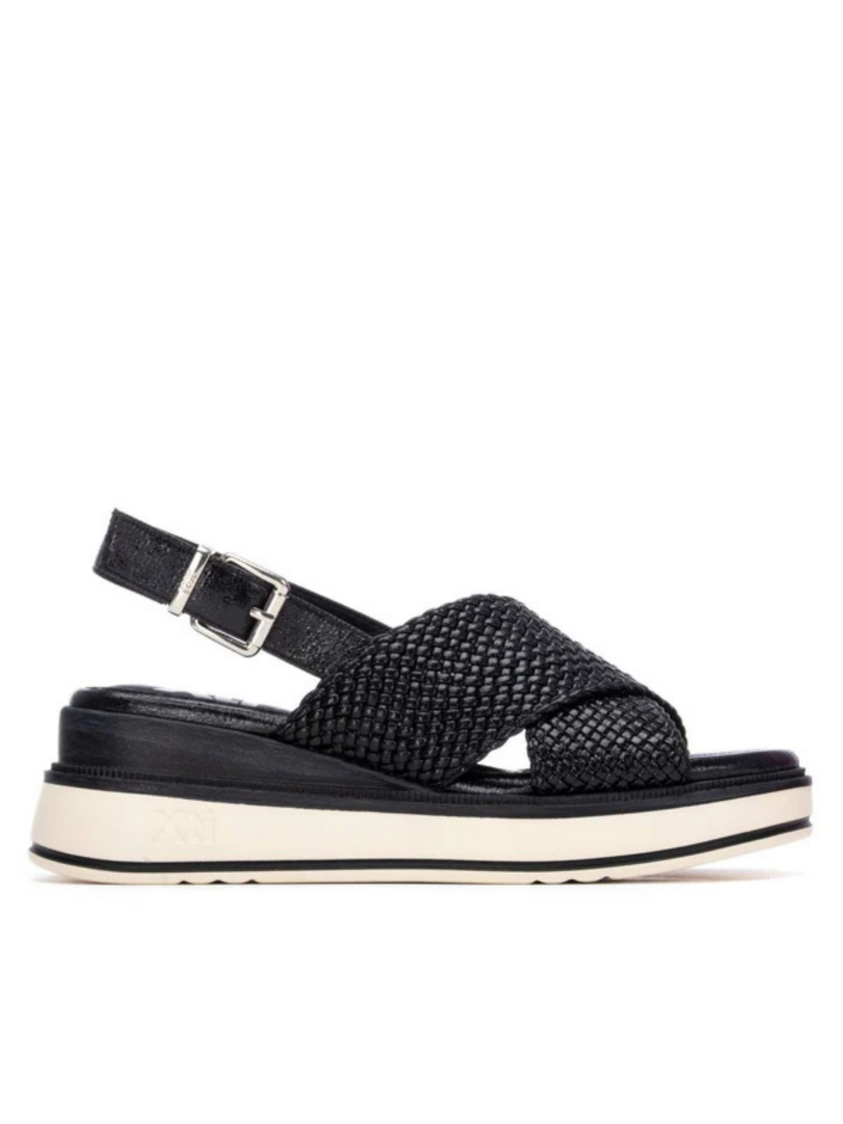 SANDÁLIAS PRETAS ENTRAÇADAS - XTI shoes