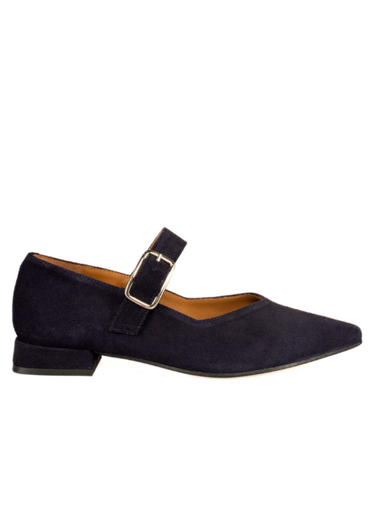 SAPATOS RASOS CLÁSSICOS COM FIVELA - TAPADAS