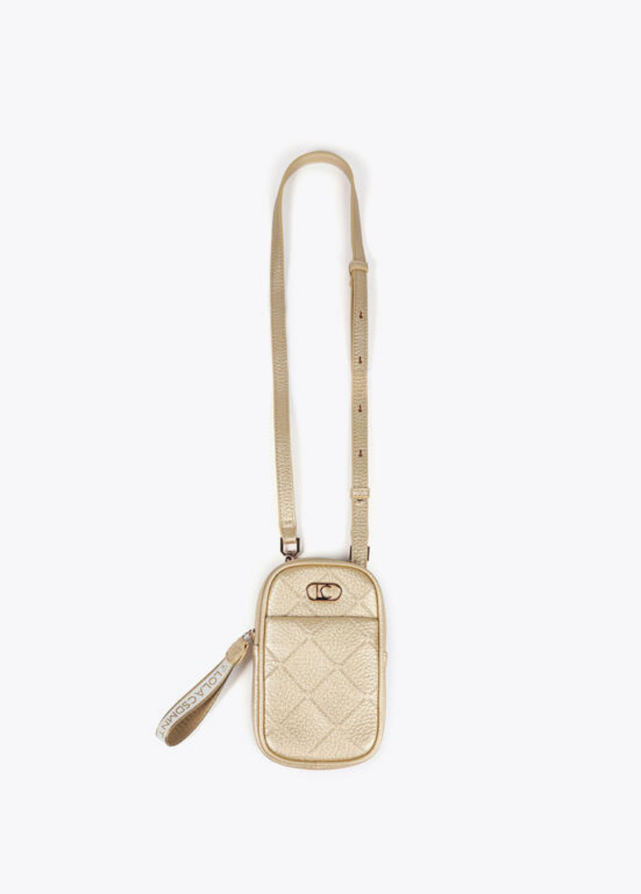 BOLSA DE TELEMÓVEL ACOLCHOADA TIRACOLO E COM ALÇA DE PULSO - LOLA CASADEMUNT