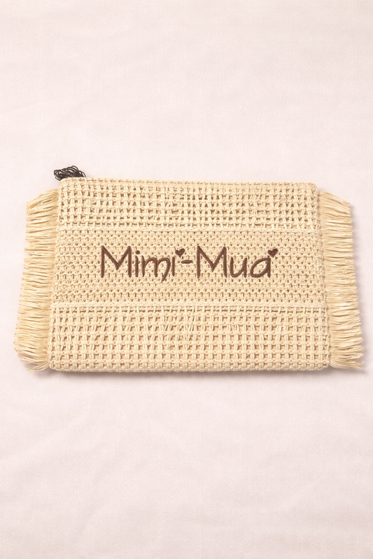 BOLSA DE MÃO TIPO RÁFIA - MIMI MUA