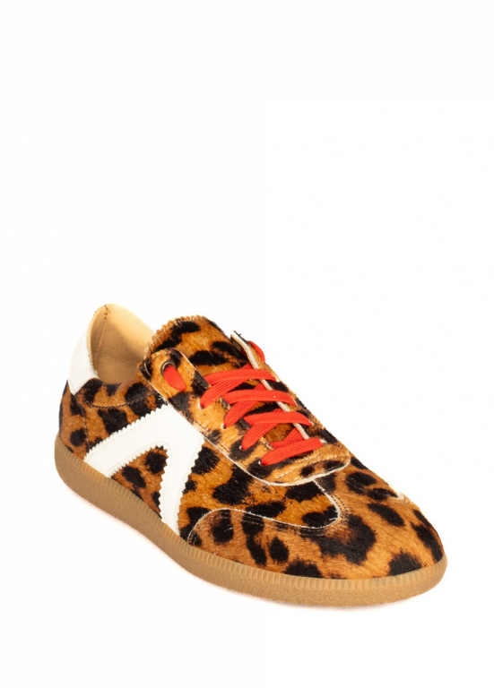 TÉNIS LEOPARDO COM PELE