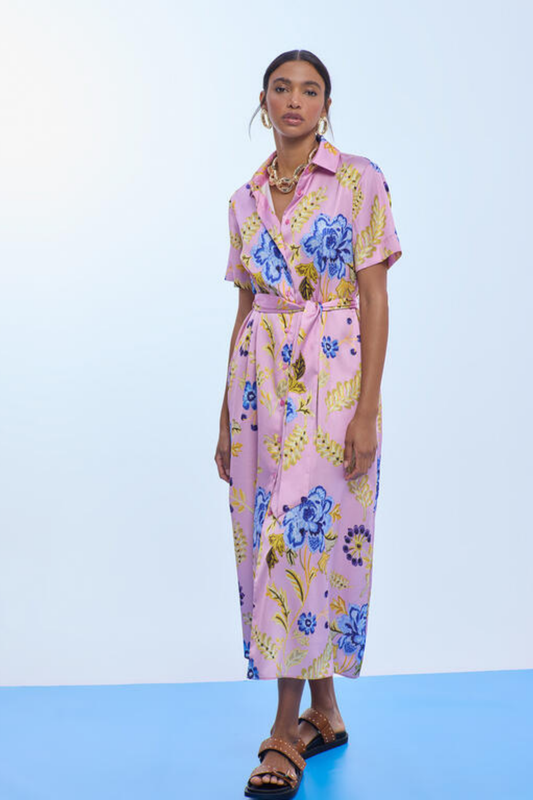 VESTIDO ESTAMPADO FLORAL - LOLA CASADEMUNT