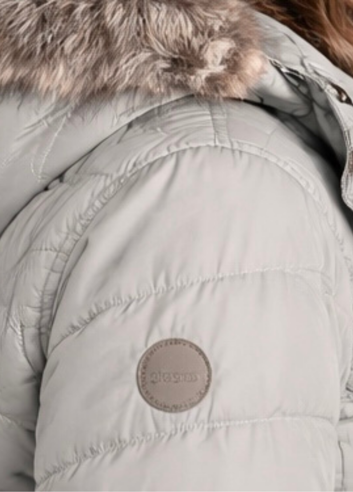 PARKA ACOLCHOADA COM CAPUZ VERDE ÁGUA - BARBARA LEBEK