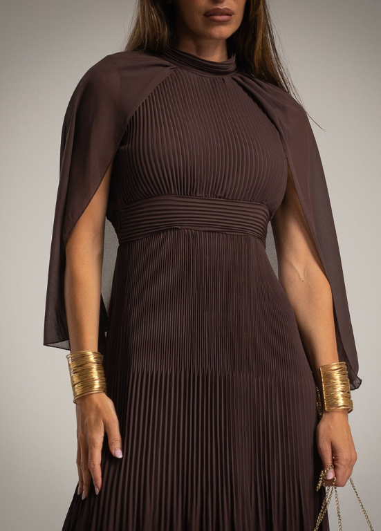 VESTIDO PLISSADO ELEGANTE - ALIBY